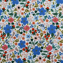 Charger l&#39;image dans la galerie, Primavera - Wild Rose - Cream Rayon fabric | par 1/2 mètre
